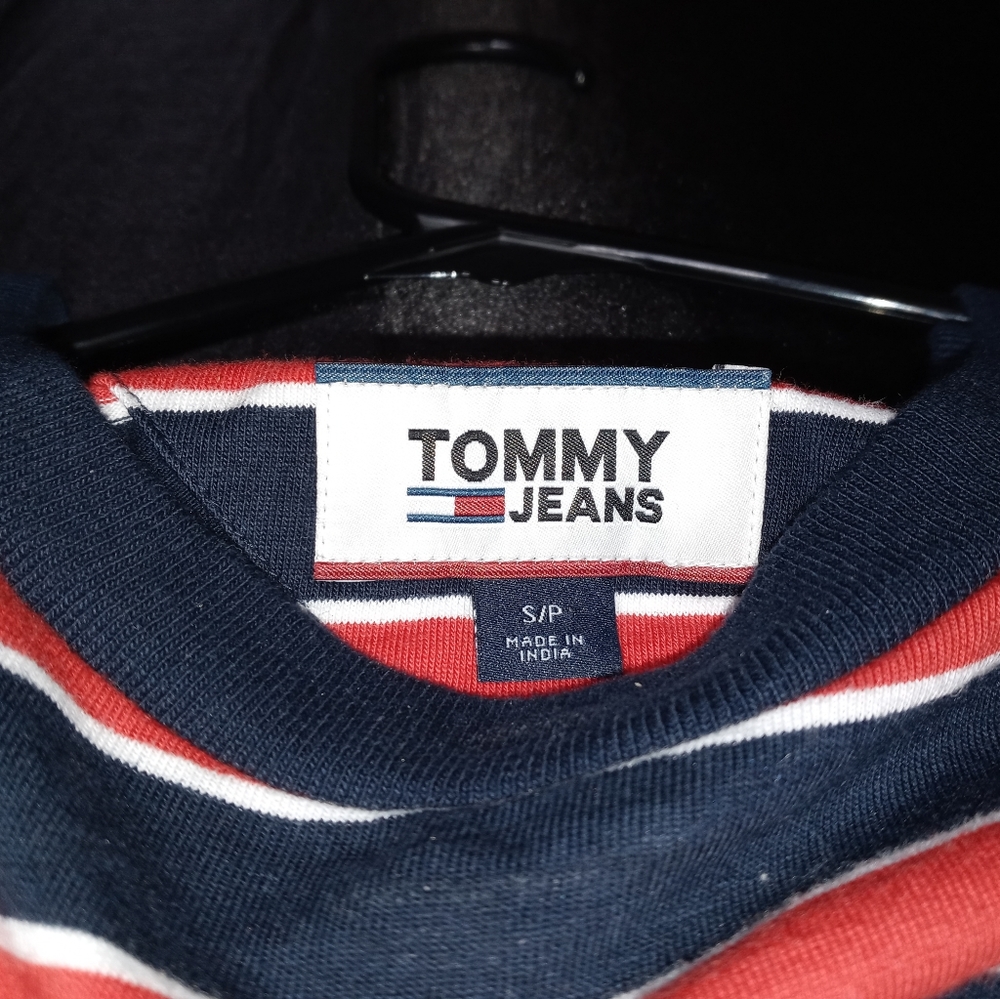 Red and blue shirt